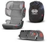HEYNER Autokindersitz faltbarer Kindersitz mit Isofix + Tasche und 14-Fach