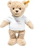 Steiff Kuscheltier Steiff Teddyb&auml;r zur Geburt beige mit T-Shirt 32 cm