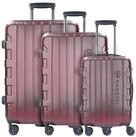 bugatti Trolleyset Galatea, 4 Rollen, (3-teilig, 3 tlg), ABS