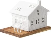R&auml;der Teelichthalter mit Tablett r&auml;der Lichthaus Skih&uuml;tte