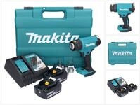 Makita Akku-Hei&szlig;luftgebl&auml;se DHG 181 RGK 18 V 150 - 550&deg;C + 2x Akku 6,0 Ah +