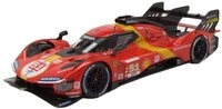 Bburago Modellauto Ferrari 499P #51 Le Mans 2023 rot, Ma&szlig;stab 1:24