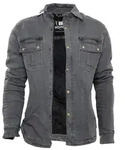 Bores Motorradjacke Driver Damen Motorrad Hemd wasserdicht grau 3XL