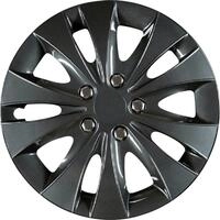 Cartrend Radkappe Cartrend Radzierblenden Storm 40 cm (16 Zoll) schwarz