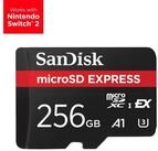 Sandisk microSDXC Express funktioniert mit Nintendo Switch 2 Speicherkarte (256...
