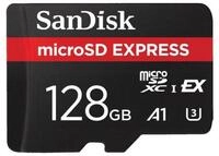 Sandisk microSDXC Express funktioniert mit Nintendo Switch 2 Speicherkarte (128 GB,