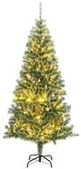 vidaXL LED Baum vidaXL K&uuml;nstlicher Weihnachtsbaum 300 LEDs & Kugeln Beschneit...