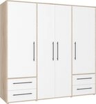 FORTE Kleiderschrank Mokkaris, zeitloses Design, 3&ndash;4 T&uuml;ren, Made in Europe...