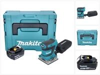 Makita Exzenterschleifer DBO 484 M1J Schwingschleifer 18 V 112 x 102 mm + 1x Akku 4