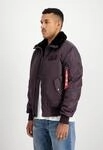Bomberjacke ALPHA INDUSTRIES "B-15 III TT Two Tone", Herren, Gr. S, lila (plum),