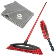 Vileda Tierhaarentferner Vileda Pet Pro Komplettset, (Set, 3-tlg), Set mit Besen,