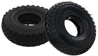 vidaXL Rollwagen 2 Reifen 2 Schl&auml;uche 3,00 - 4 260 x 85 f&uuml;r Sackkarren Gummi