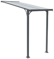HOME DELUXE Vordach CUBIS - aus Aluminium (Komplettset), &Uuml;berdachung f&uuml;r den