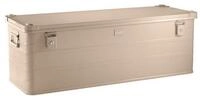 ALUBOX Kiste pulverbeschichtete Transportkiste 159 Liter (117 x 43 x 40 cm), leicht