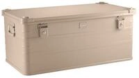 ALUBOX Aufbewahrungsbox leichte Alukiste 141 Liter (90 x 50 x 40), umlaufende