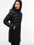 Tommy Jeans Steppmantel TJW ESSENTIAL HOODED DOWN COAT Kunstfaser