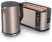 Arendo Frühstücks-Set (2-tlg), Edelstahl Wasserkocher 1,5l, 4-Scheiben Langschlitz Arendo Frühstücks-Set (2-tlg), Edelstahl Wasserkocher 1,5l, 4-Scheiben Langschlitz