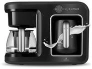 Karaca Filterkaffeemaschine Hatır Plus Mod 5in1, 10 Tass Schwarz Chrom 1400W