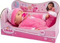 SIMBA Babypuppe Simba Puppe Babypuppe Laura Schlummerzeit macht 14 Babylaute