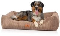 Knuffelwuff Tierbett Hundebett aus Cord Olivia, Schaumstoffflocken