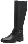 Tamaris Stiefel, Blockabsatz, Langschaftstiefel mit XS-Schaft und Stretchfunktion