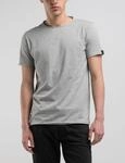T-Shirt REPLAY, Herren, Gr. L, grau (light grau melange), Jersey, Obermaterial: 100%