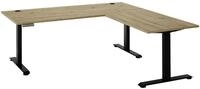 BEGA OFFICE Eckschreibtisch Ben (1-St), elektrisch h&ouml;henverstellbarer Desk mit 4