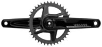 SRAM Fahrradkurbel SRAM Rival 1 AXS DUB Wide Kurbel 1-fach 46Z 170 mm - pr&auml;ziser