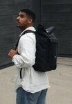 LARKSON Cityrucksack No 4 Large Rolltop Rucksack f&uuml;r Damen und Herren (1-tlg),