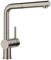 Blanco K&uuml;chenarmatur LINUS-S, ausziehbarer Auslauf, metallische Oberfl&auml;che