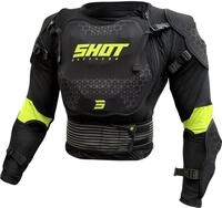 Shot Protektorenjacke Optimal 2.0 Kinder Protektorenjacke, Atmungsaktiv Bel&uuml;ftet