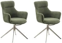 MCA furniture Esszimmerstuhl PELION, (2er-Set), drehbar 360&deg;, Dreh- &