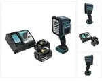Makita Baustrahler DML 812 RM Akku LED Handstrahler Taschen Lampen 18 V 1250 lm + 2x