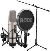 R&Oslash;DE Mikrofon Rode NT2-A Mikrofon mit Mikrofonst&auml;nder