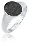 Kuzzoi Siegelring Herren Siegelring Matt Basic Cool 925er Silber