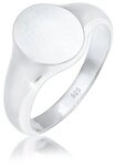 Kuzzoi Siegelring Herren Siegelring Matt Basic Cool 925er Silber