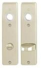 HOPPE Rosette Hoppe Kurzschild-Paar 202KP Alu. F2 Bad SK/OL