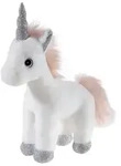 Heunec&reg; Kuscheltier Heunec EINHORN stehend mit Glitzer wei&szlig;