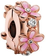 Pandora Charm-Einh&auml;nger PANDORA ROSE Clip Charm G&auml;nsebl&uuml;mchen mit Zirkonia