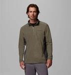 Fleecepullover COLUMBIA "Klamath Range II Half Zip", Herren, Gr. M, gr&uuml;n (stone