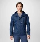 Regenjacke COLUMBIA "Pouring Adventure III Jacket", Herren, Gr. L (50), blau