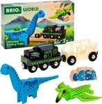 BRIO&reg; Spielzeug-Eisenbahn BRIO&reg; WORLD, Dinosaurier Batteriezug, (Set, 5-tlg)