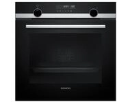 SIEMENS Backofen Pyrolyse 3D-Hei&szlig;luft Teleskopauszug Wei&szlig;es LCD-Display HB578GES3,