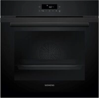 SIEMENS Backofen iQ300 HB271ABB3 Einbau-Backofen, Deep black inox, EEK: A+, mit