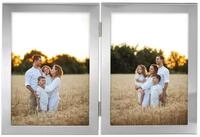 Hama Bilderrahmen Bilderrahmen 13x18 cm f&uuml;r 2 Bilder, zum Aufh&auml;ngen und Stellen,