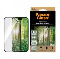 PanzerGlass Displayschutzfolie f&uuml;r iPhone 15 und 16, Einfaches Anbringen ohne Blasen