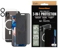 PanzerGlass Displayschutzglas 3-in-1 Privacy Protection, Glass, Hoops, Case f&uuml;r