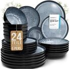PURE LIVING INTERIOR DESIGN Geschirr-Set Pure Living Geschirr-Set &raquo;Ibiza&laquo; (24-tlg),