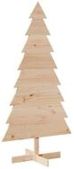 vidaXL K&uuml;nstlicher Weihnachtsbaum Weihnachtsbaum Holz zum Schm&uuml;cken 150 cm