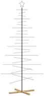 vidaXL Weihnachtsfigur Metall-Weihnachtsbaum zum Dekorieren Holzst&auml;nder...